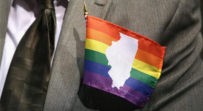 illinois on gay pride flag