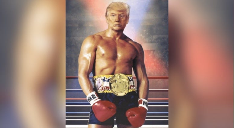 Trump as Rocky