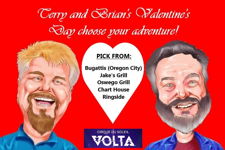 Terry and Brian's Valentine's Day Choose Your Adventure!