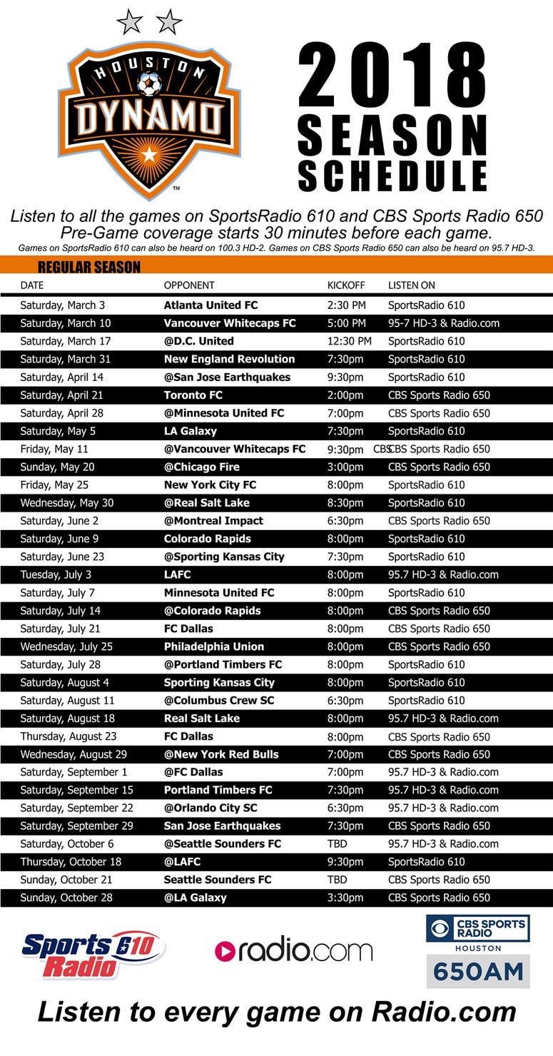 Houston Dynamo Season Houston Dynamo Season