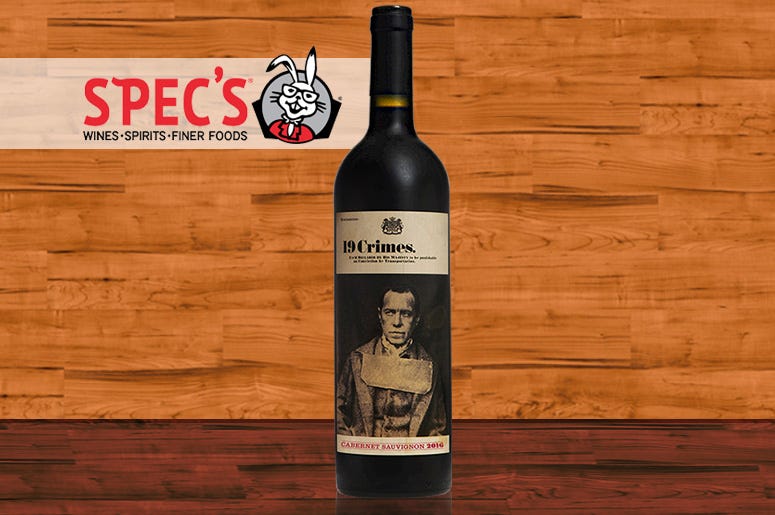 Specs, Wine Of The Week, 19 Crimes