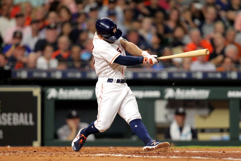 Jose Altuve swings vs. the Yankees Jose Altuve swings vs. the Yankees