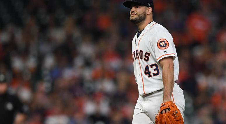 McCullers walks off the mound McCullers walks off the mound