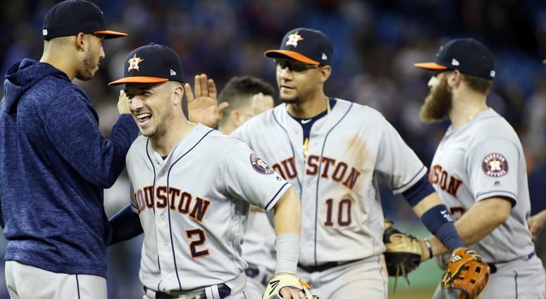 Astros 100th Win in Toronto Astros 100th Win in Toronto