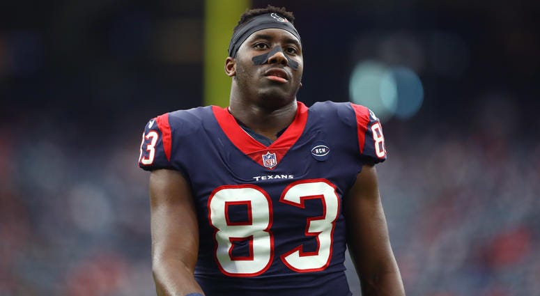 Texans tight end Jordan Thomas