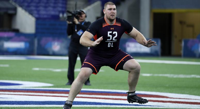 Max Scharping at the draft Max Scharping at the draft