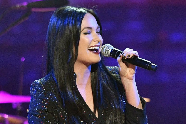 Kacey Musgraves Kacey Musgraves performs during the Merle Haggard Tribute concert at Bridgestone Arena.
