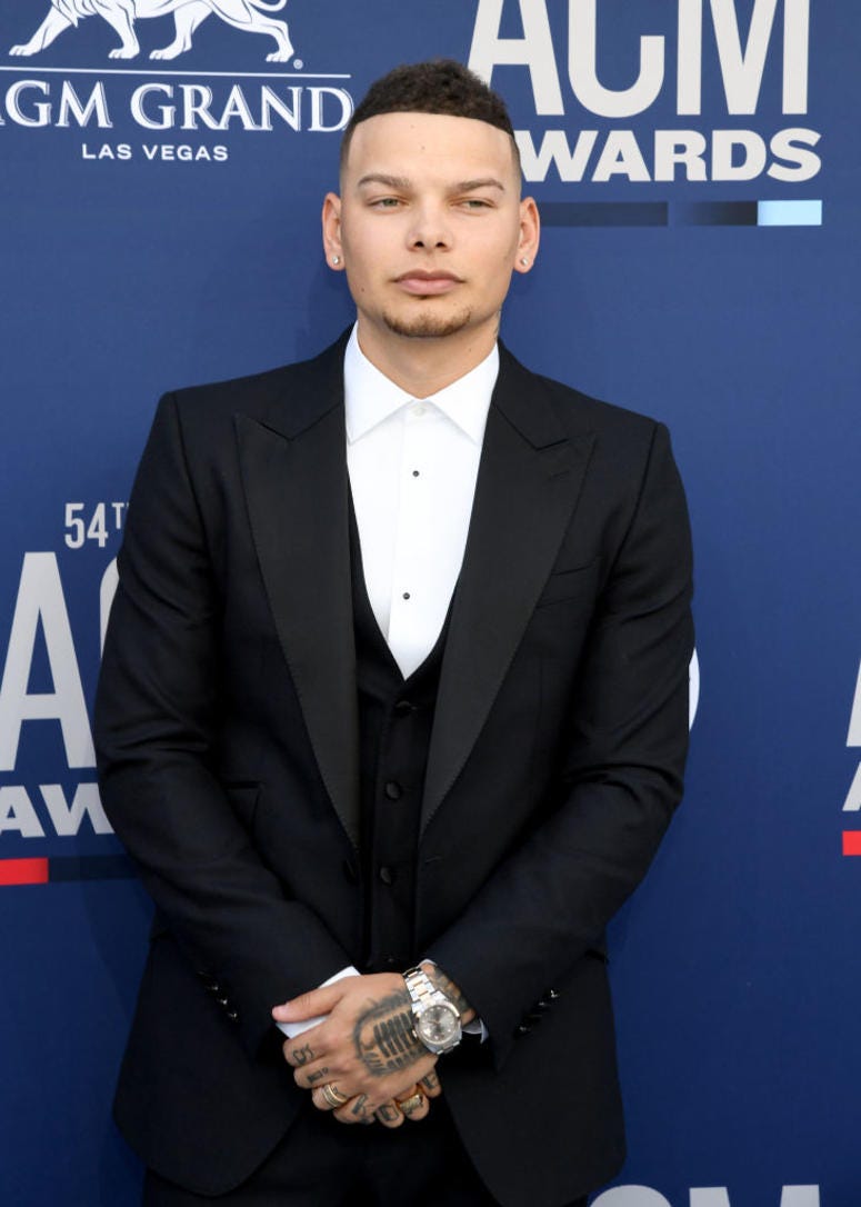 Kane Brown attends the 54th Academy Of Country Music Awards at MGM Grand Hotel & Casino on April 07, 2019 in Las Vegas, Nevada Kane Brown attends the 54th Academy Of Country Music Awards at MGM Grand Hotel & Casino on April 07, 2019 in Las Vegas, Nevada