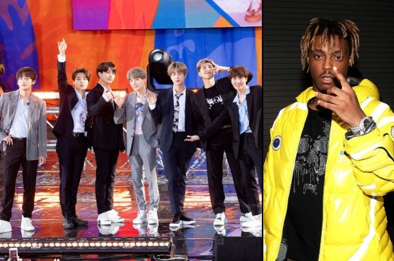 BTS and Juice WRLD BTS and Juice WRLD