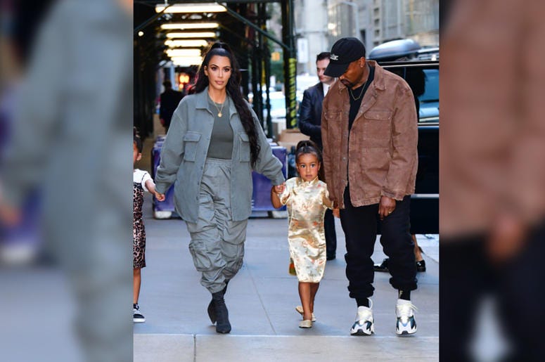 Kany West, Kim Kardashian, North West