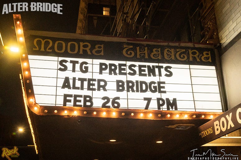 Alter Bridge - Moore Theater 2.26.20
