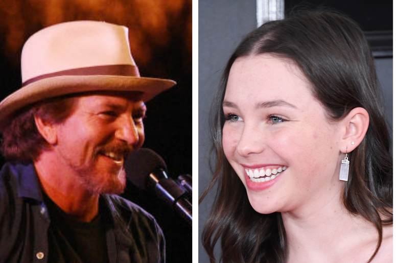 Eddie Vedder and Lily Cornell Silver