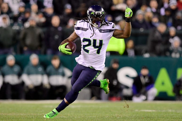 Marshawn Lynch, Steven Ryan / Stringer