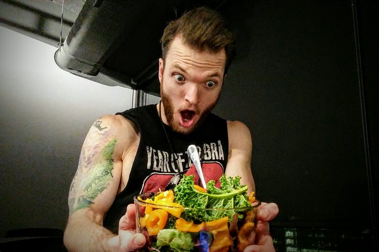Obnoxiously large salads are fun