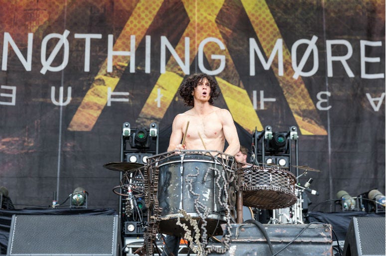 Jonny Hawkins of Nothing More Jonny Hawkins of Nothing More