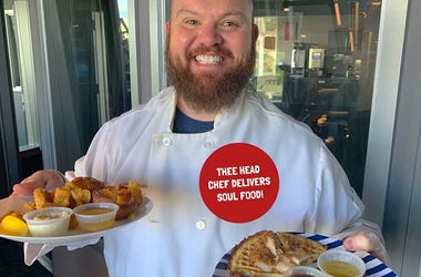 Thee Head Chef brings the soul food!