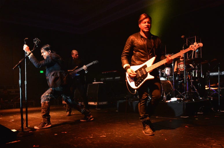 Three Days Grace perform at the Agency Group Party during the IEBA 2013 Conference Three Days Grace perform at the Agency Group Party during the IEBA 2013 Conference