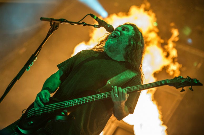 Tom Araya of Slayer Tom Araya of Slayer
