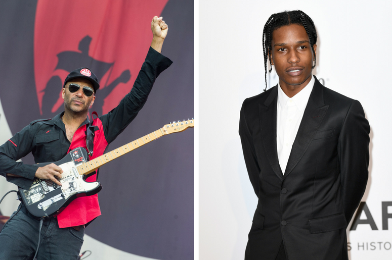 Tom Morello and A$AP Rocky Tom Morello and A$AP Rocky