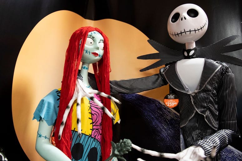 Along with Hocus Pocus, Nightmare Before Christmas (also celebrating its 25th anniversary) will be another popular costume this year, Wednesday, September 5, 2018. Ydr Tl 090518 Halloweencostumesstores Along with Hocus Pocus, Nightmare Before Christmas (also celebrating its 25th anniversary) will be another popular costume this year, Wednesday, September 5, 2018. Ydr Tl 090518 Halloweencostumesstores