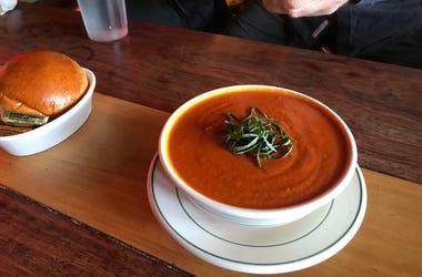 Tomato bisque at Farmhouse Cafe & Eatery Tomato Soup Farmhouse Tomato bisque at Farmhouse Cafe & Eatery Tomato Soup Farmhouse