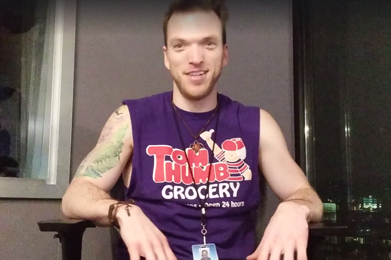 This face brought to you by my gfirlfriend's butt.