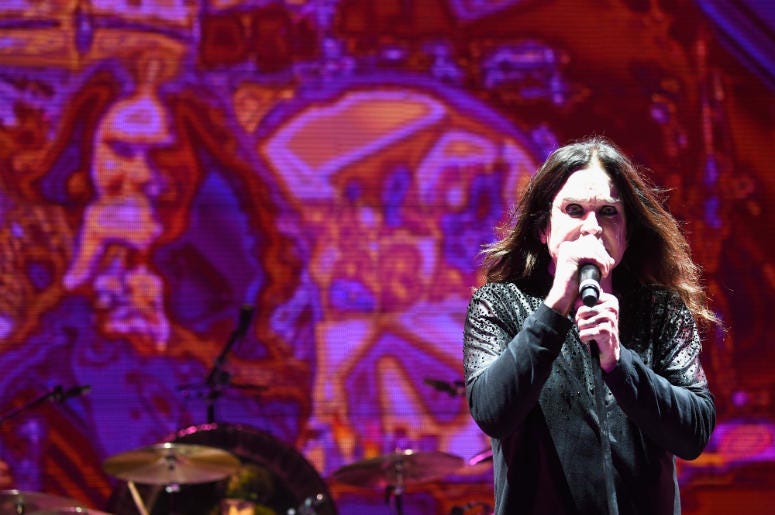 Ozzy Osbourne performs at Ozzfest 2016 at San Manuel Amphitheater Ozzy Osbourne performs at Ozzfest 2016 at San Manuel Amphitheater