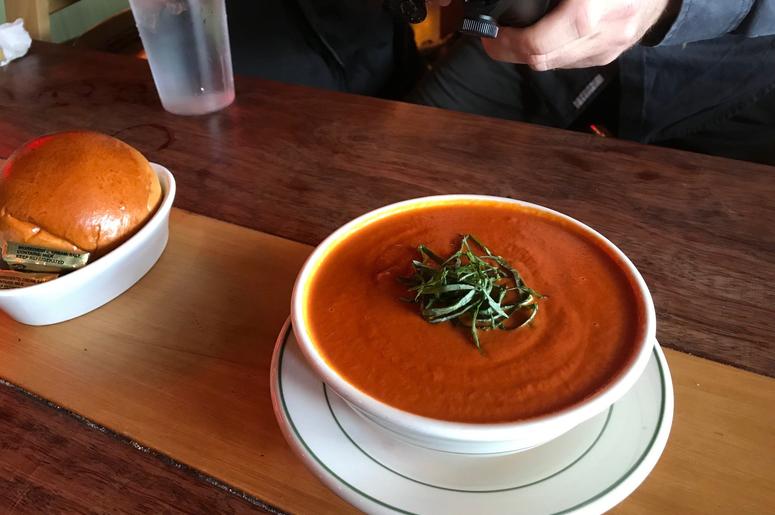Tomato bisque at Farmhouse Cafe & Eatery Tomato Soup Farmhouse Tomato bisque at Farmhouse Cafe & Eatery Tomato Soup Farmhouse