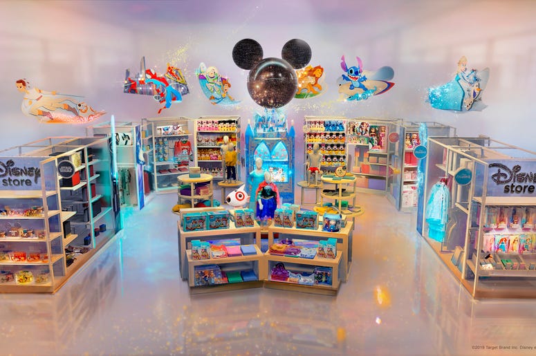 AP19236785654652 This image provided by Target Brand Inc and Disney shows an artist rendering of a store. (Target Brand Inc. and Disney via AP)