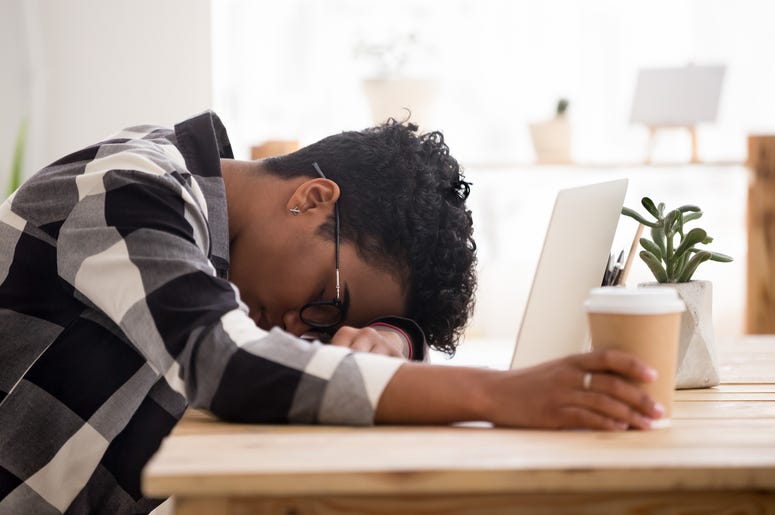 Sleeping student