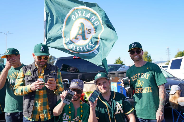 Oakland A's fans Oakland A's fans