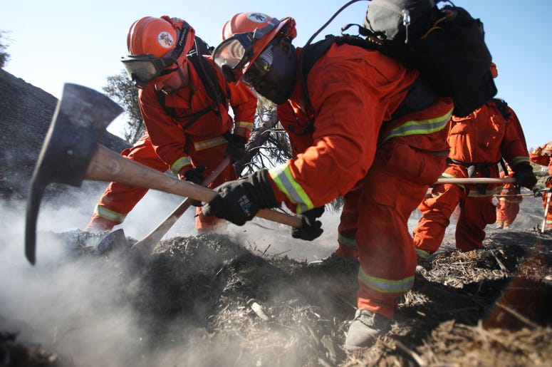 Inmate firefighters Inmate firefighters