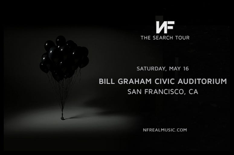 NF: 'The Search Tour' at Bill Graham Civic Auditorium - San Francisco NF: 'The Search Tour' at Bill Graham Civic Auditorium - San Francisco