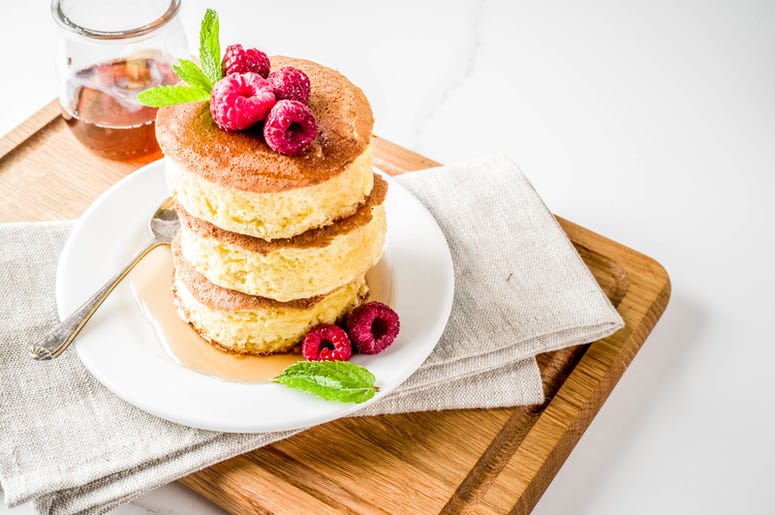 Japanese souffle pancakes