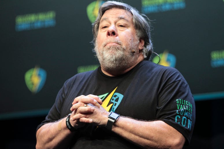Steve Wozniak SAN JOSE, CA - MARCH 19: Co-Founder of Apple, Inc. Steve Wozniak speaks during Silicon Valley Comic-Con 2016 at San Jose Convention Center on March 19, 2016 in San Jose, California. (Photo by Chris Victorio/imageSPACE) *** Please Use Credit from Credit Fi