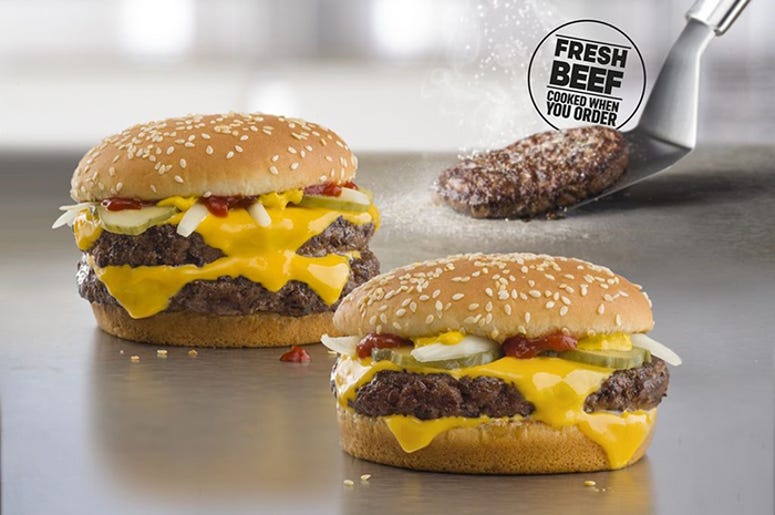 McDonald’s Fresh Beef Quarter-Pound Burgers McDonald’s Fresh Beef Quarter-Pound Burgers