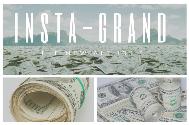 Instagrand Cash Contest Instagrand Cash Contest