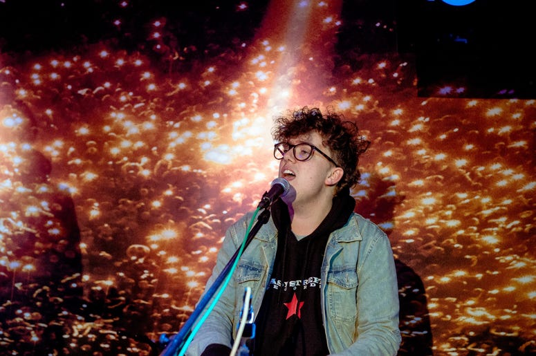 lovelytheband in the Playstation Music Space At ALT 105.3 lovelytheband in the Playstation Music Space At ALT 105.3
