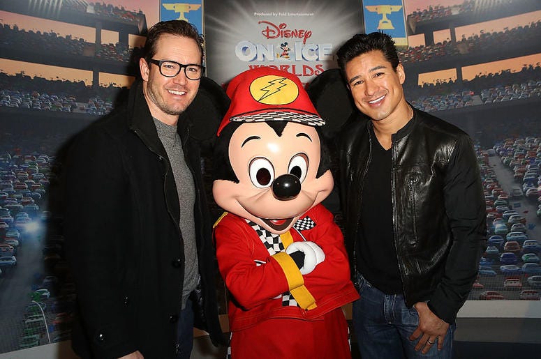 Actors Mark-Paul Gosselaar and Mario Lopez