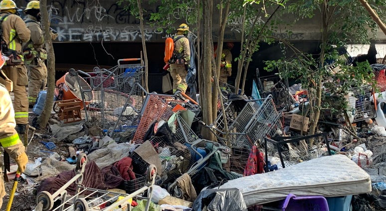 North Austin homeless camp