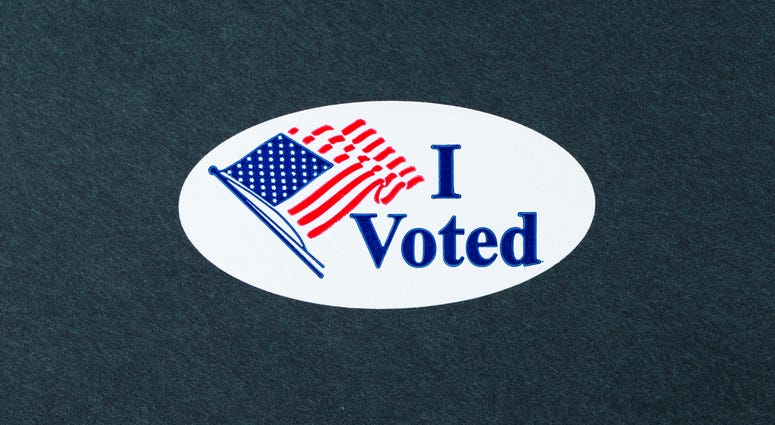 I Voted sticker