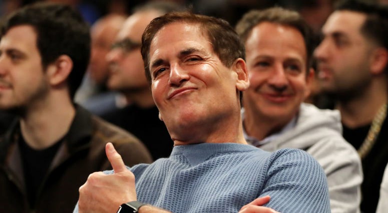 mark cuban courtside
