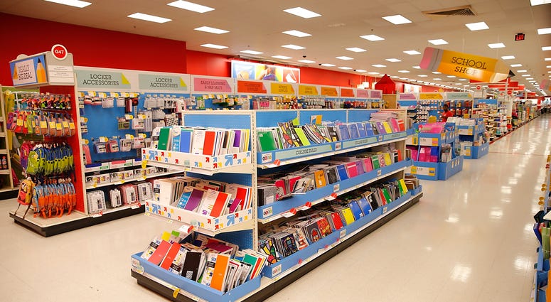Back to school shopping