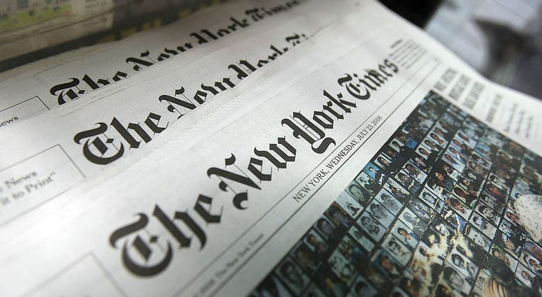 a NY Times newspaper