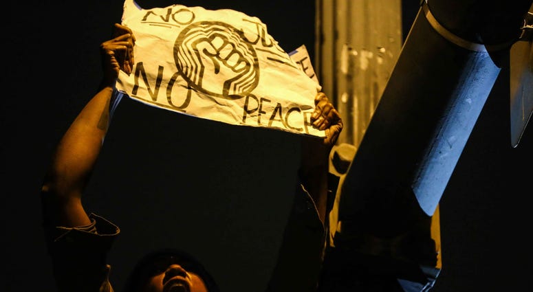 Protests in downtown Austin