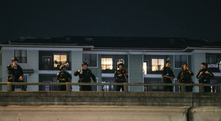 Protests in downtown Austin