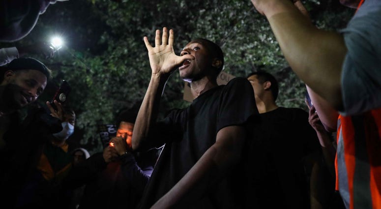Protests in downtown Austin