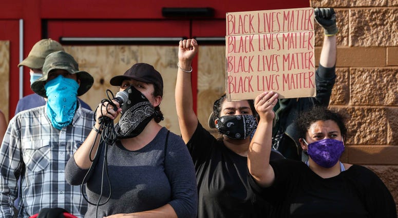 Protests in downtown Austin