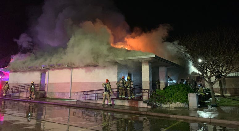 Westoaks Woods Baptist Church fire