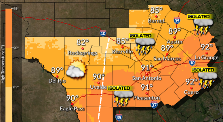 September 15 weather forecast